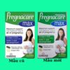 Mẫu cũ và mới của Pregnacare Max