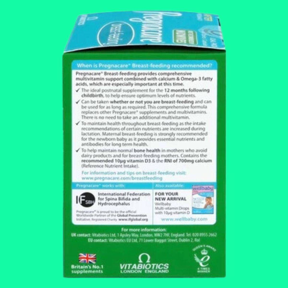 Pregnacare-breast-feeding-11 Mặt bên hộp Pregnacare Breast Feeding