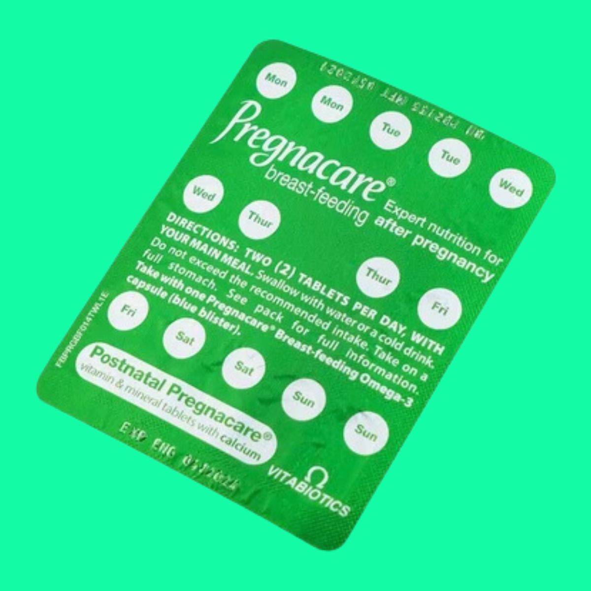 Pregnacare-breast-feeding-17 Vỉ thuốc Pregnacare Breast Feeding
