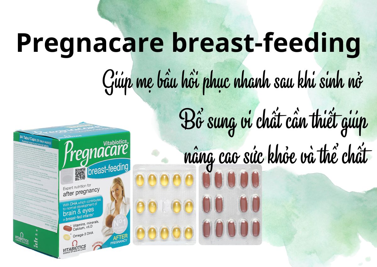 Pregnacare Breast-feeding 24 Pregnacare breast-feeding - phù hợp cho phụ nữ sau sinh