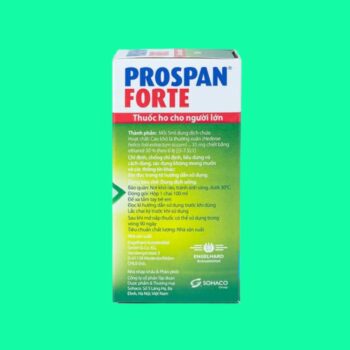 Siro ho cho người lớn Prospan Forte 100ml