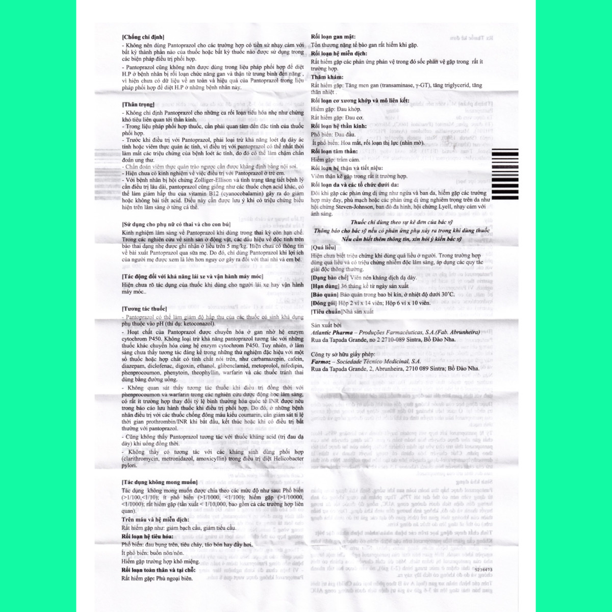 Qapanto-40mg-15 Thuốc Qapanto 40mg