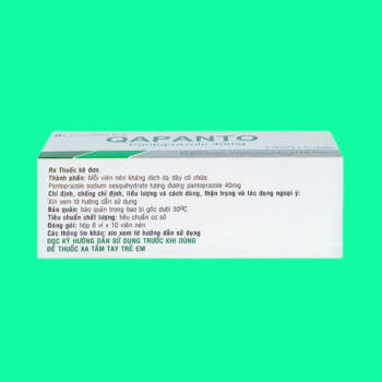 Qapanto 40mg 6 Thuốc Qapanto 40mg