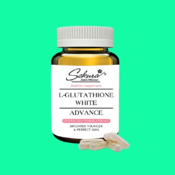 Viên uống sáng da Sakura L- Glutathione White Advance