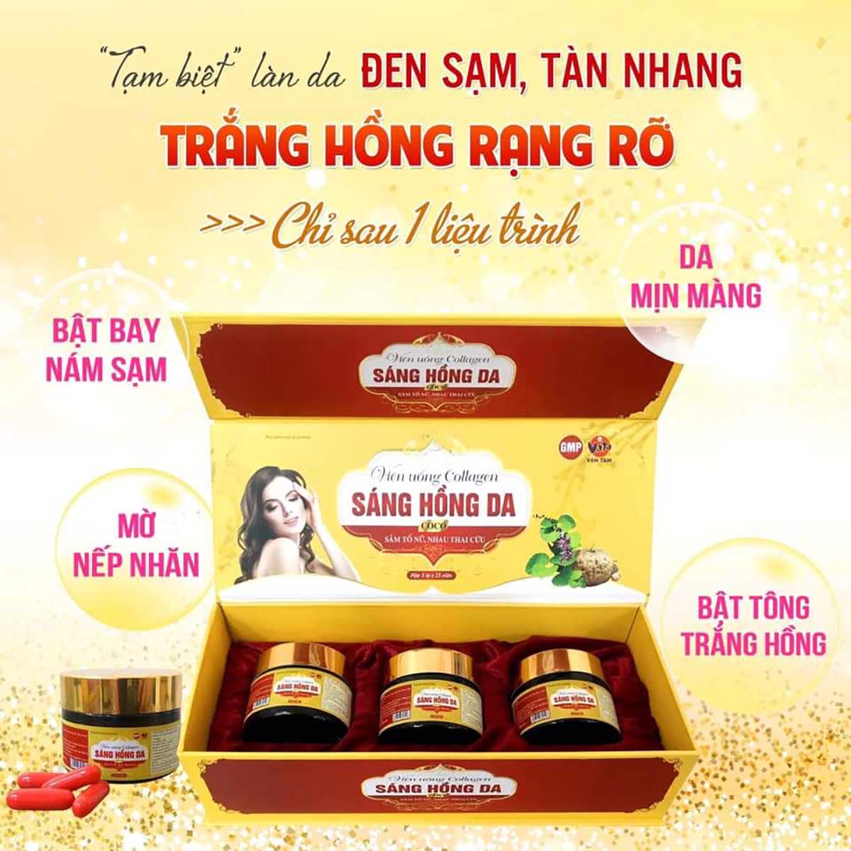 Viên uống Collagen sáng hồng da Coco 9 Viên uống Collagen sáng hồng da Coco