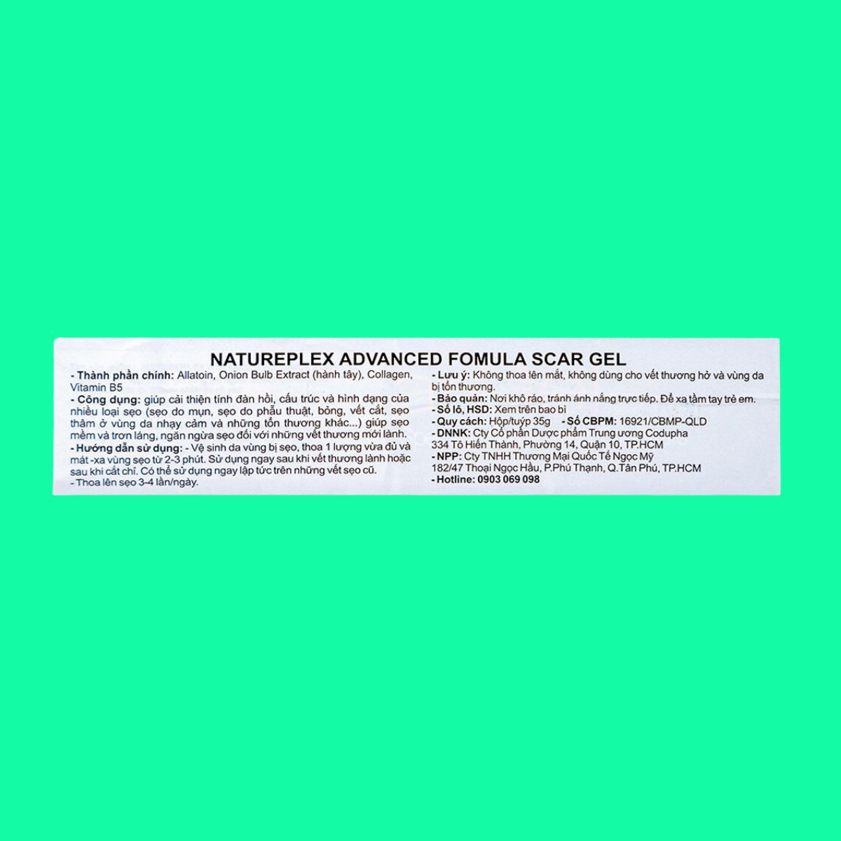 Thiết kế chưa có tên - 1 Kem trị sẹo ScarGel With Allantoin
