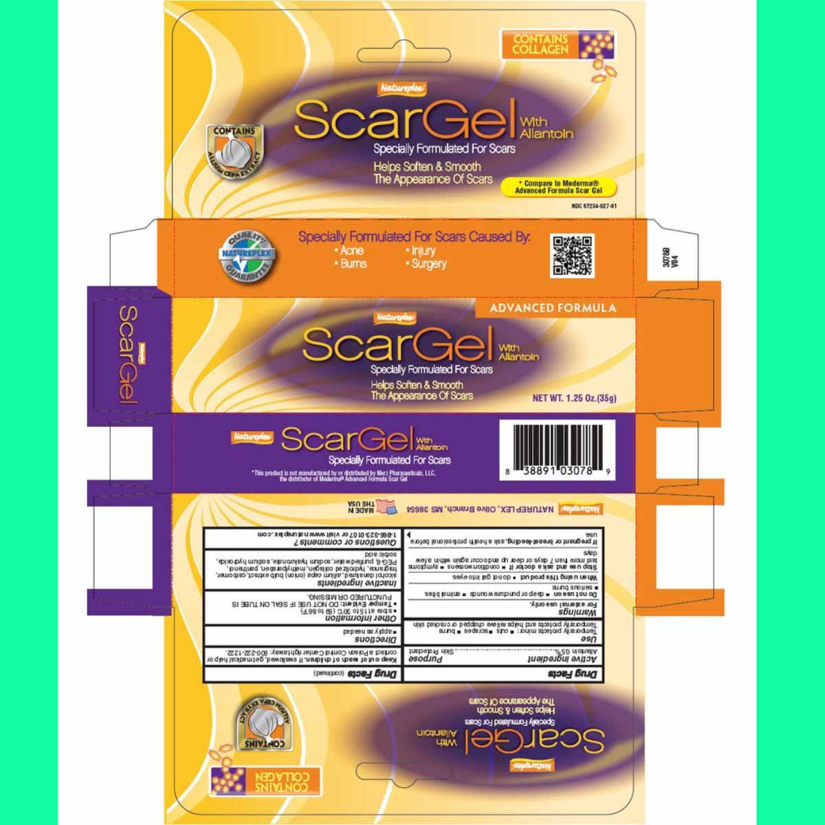 Thiết kế chưa có tên - 1 Kem trị sẹo ScarGel With Allantoin