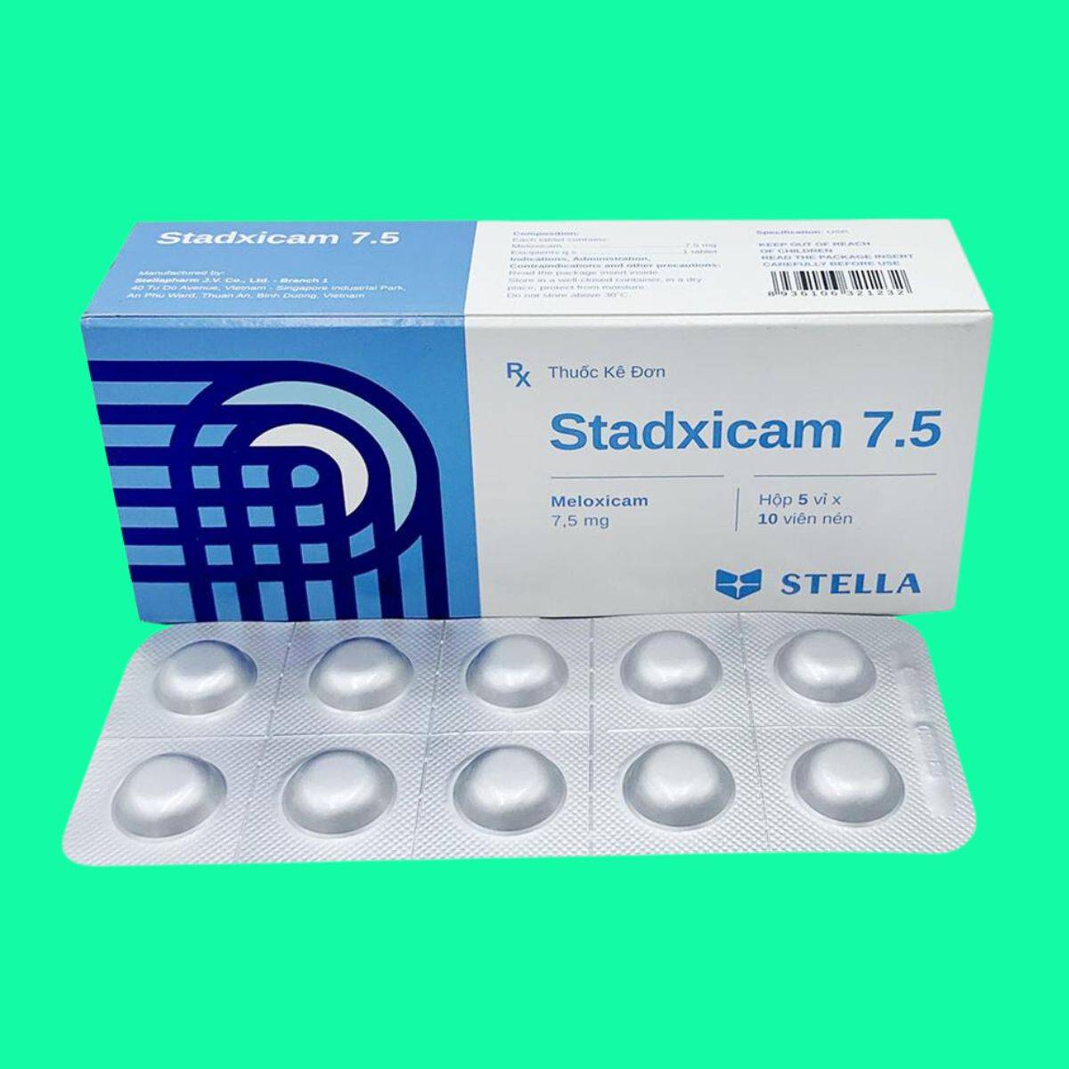 Stadxicam-75mg-4 Thuốc Stadxicam 7.5mg