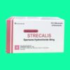 Mặt trước hộp thuốc Strecalis 50mg