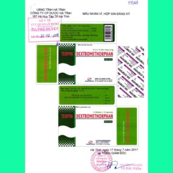 Thuốc Terpin - Dextromethorphan Hardiphar