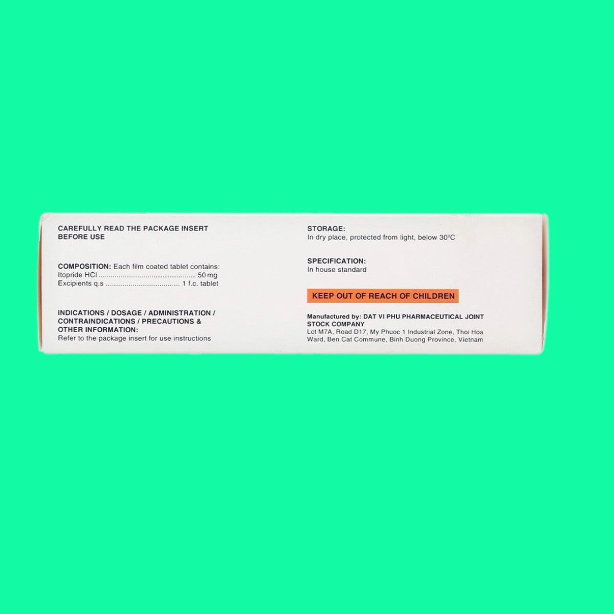 Toulalan-50mg-10 Thuốc Toulalan 50mg