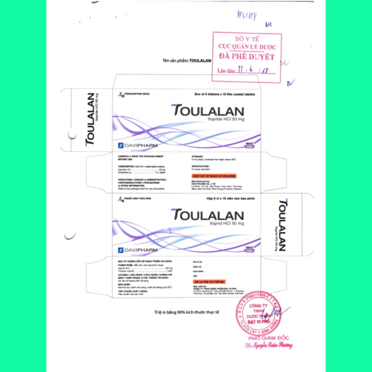Toulalan-50mg-14 Thuốc Toulalan 50mg