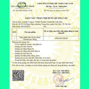 Thuốc Warnke Nattokinase 50mg