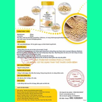 Thuốc Warnke Nattokinase 50mg