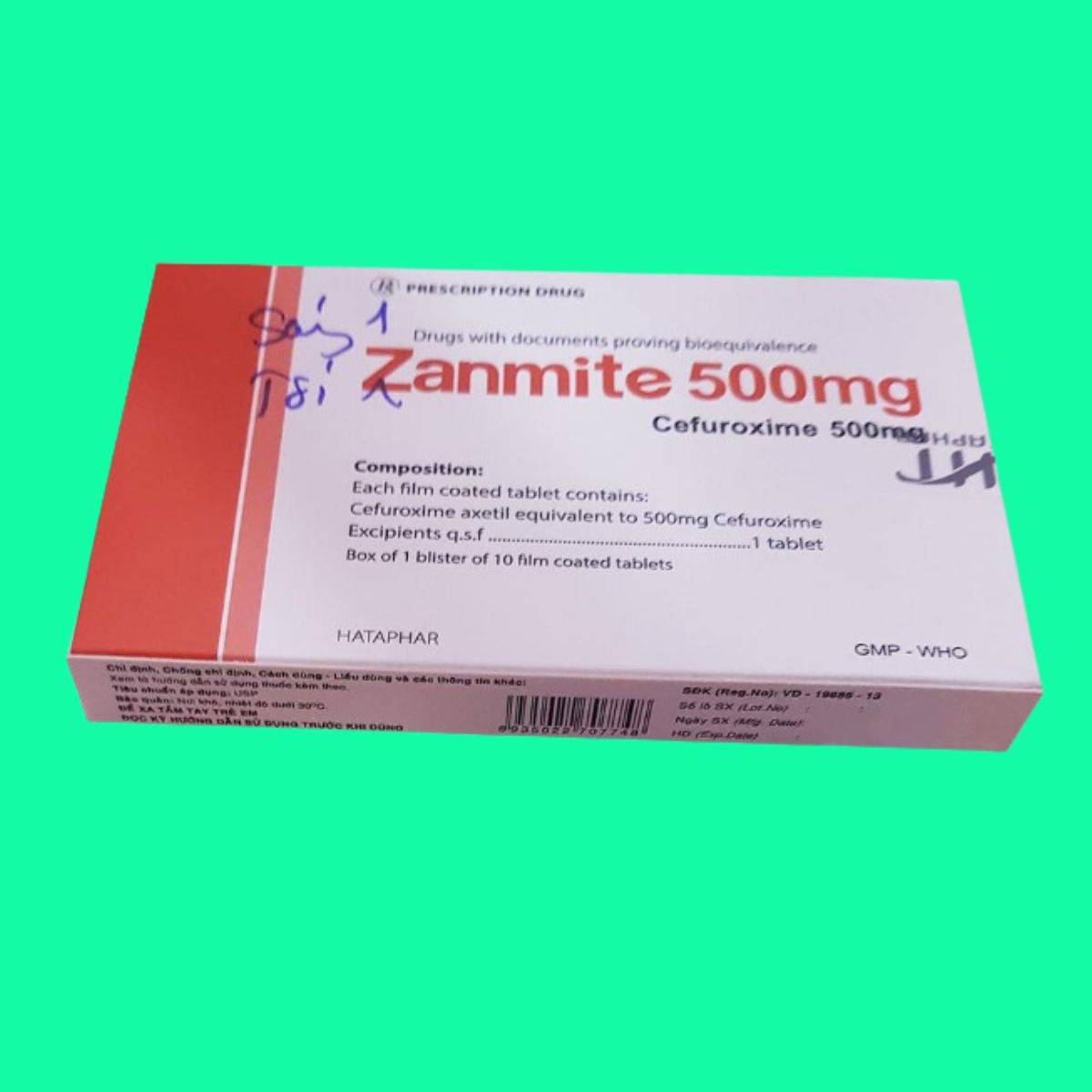 Zanmite-500mg-3 Thuốc Zanmite 500mg