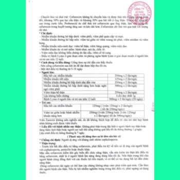 Zanmite 500mg 6 Thuốc Zanmite 500mg