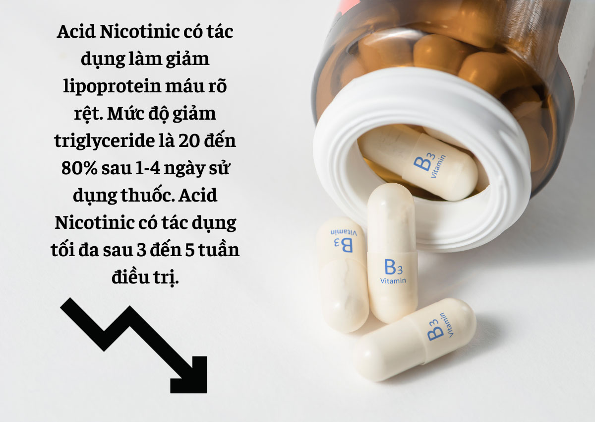 Thuốc hạ mỡ máu và những lưu ý khi sử dụng 20 Acid Nicotinic