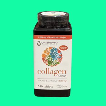 Collagen + Biotin Youtheory (Lọ 390 viên) 2 Collagen + Biotin Youtheory