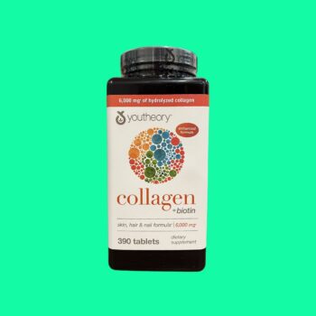 Collagen + Biotin Youtheory (Lọ 390 viên) 3 Collagen + Biotin Youtheory