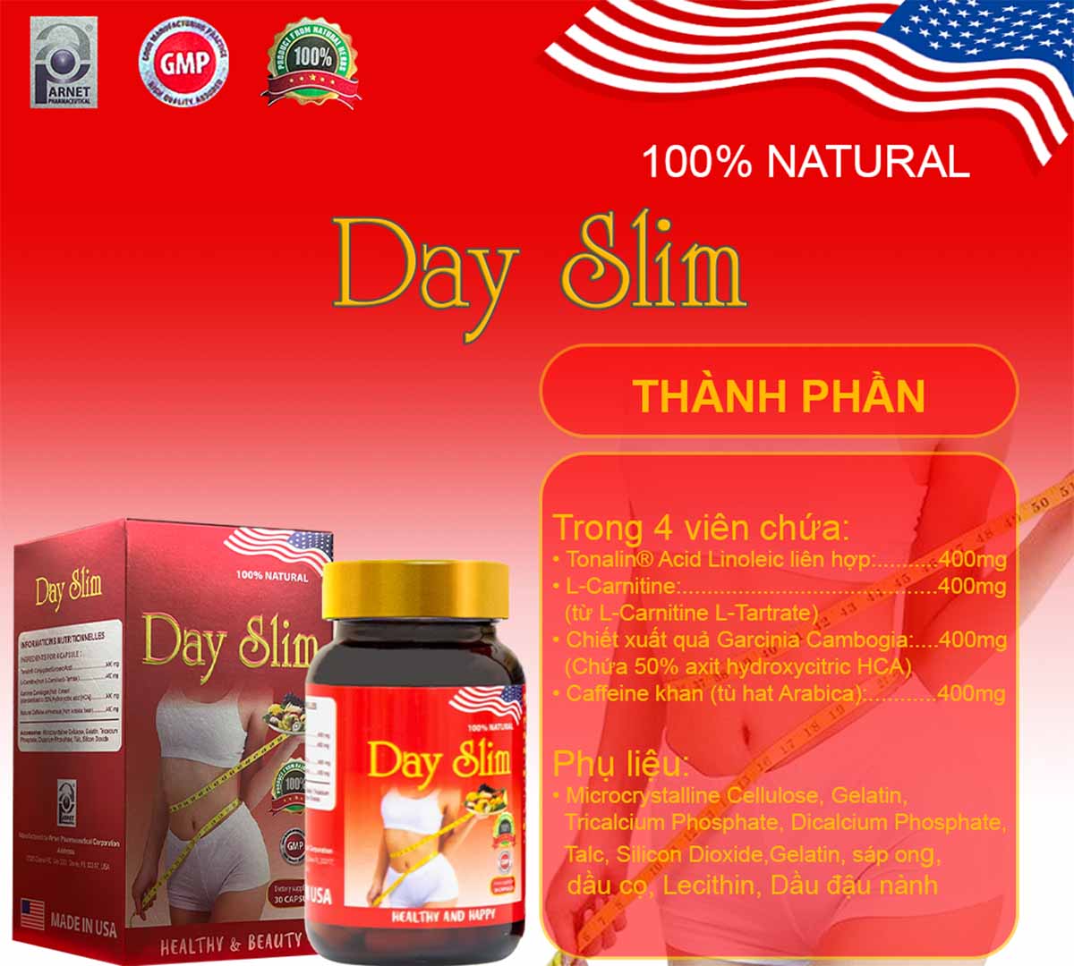 Day Slim 15 Day Slim hỗ trợ giảm cân