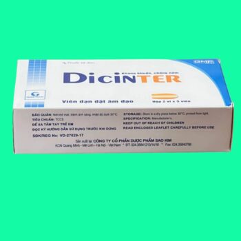 Viên đặt âm đạo Dicinter