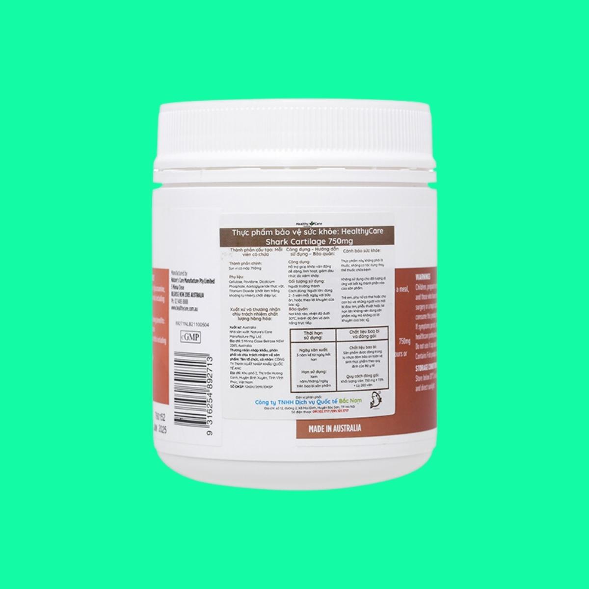 healthy-care-shark-cartilage-2 Healthy Care Shark Cartilage 750mg