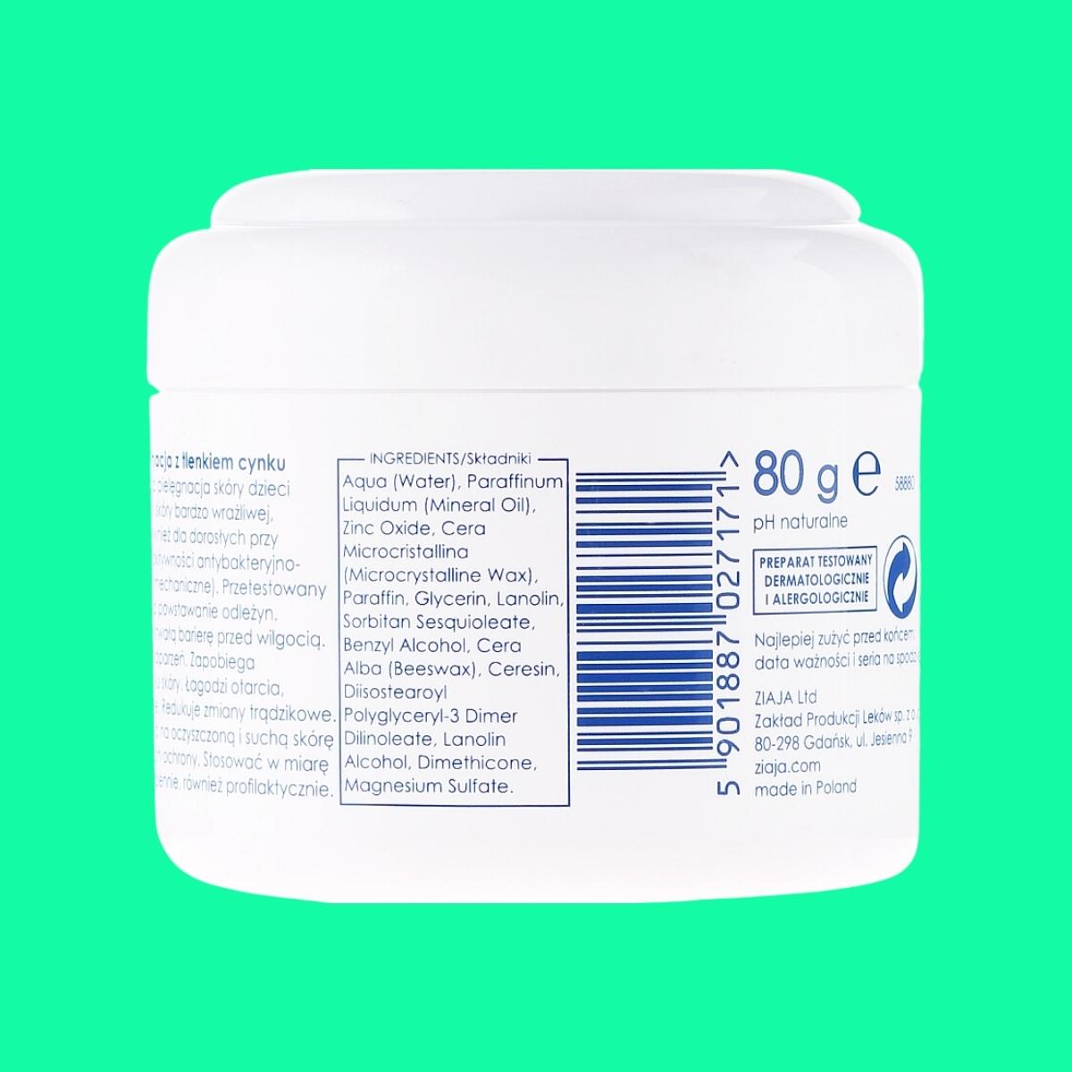 kem-kem-oxide-13%-ziaja-5 Ziaja Dermatological Base With Zinc Oxide