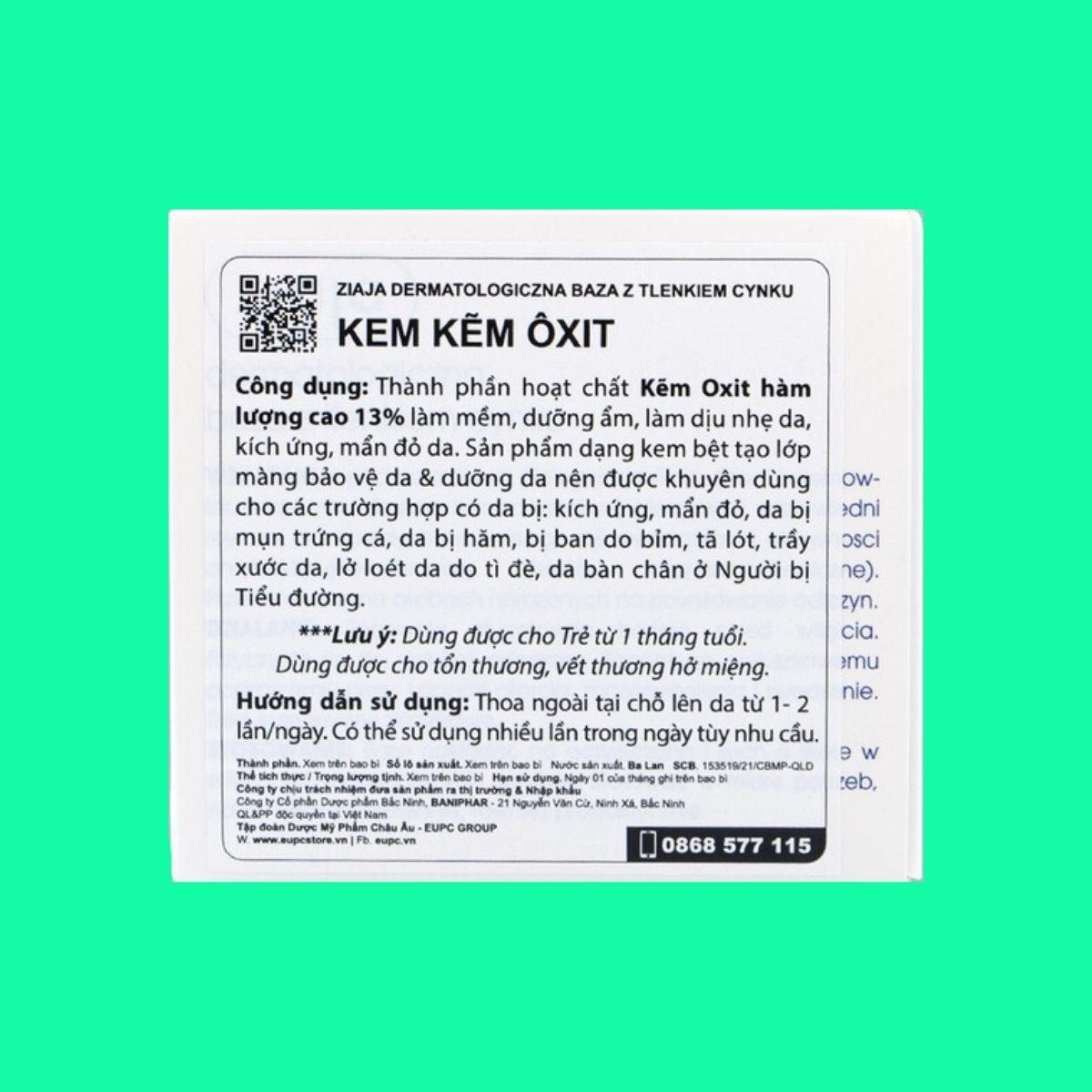 kem-kem-oxide-13%-ziaja-6 Ziaja Dermatological Base With Zinc Oxide