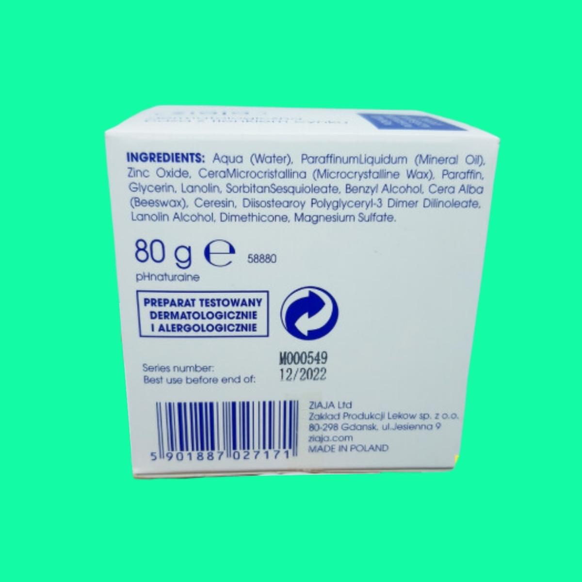 kem-kem-oxide-13%-ziaja-7 Ziaja Dermatological Base With Zinc Oxide