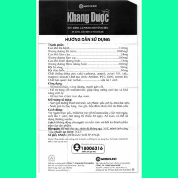 Khang Dược New 9 Thuốc Khang Dược New