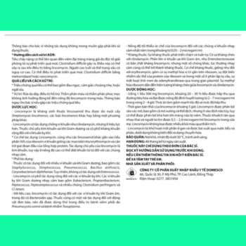 Lincomycin 500mg Domesco 8 Licomycin 500mg Domesco