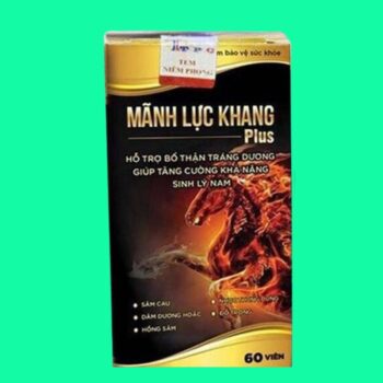 Mãnh Lực Khang Plus 4 Hình ảnh mặt trước hộp Mãnh Lực Khang Plus