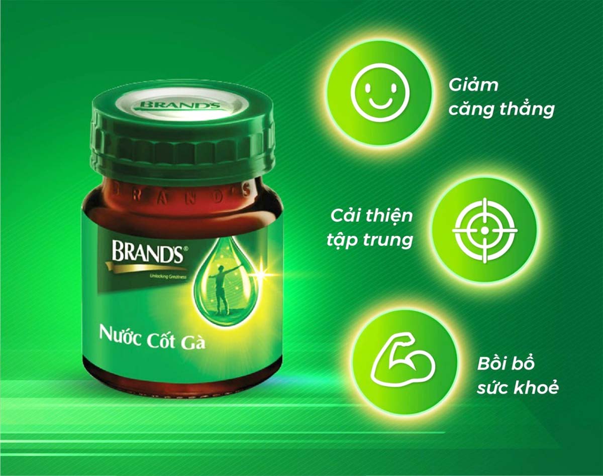 Nước Cốt Gà Brand’s 42ml 16 Thuốc Nước Cốt Gà Brand’s 42ml giúp giảm mệt mỏi