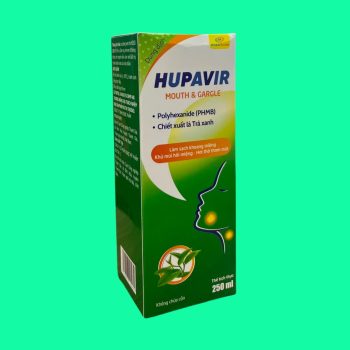 Dung dịch súc họng - súc miệng Hupavir 2 Dung dịch súc họng - súc miệng Hupavir