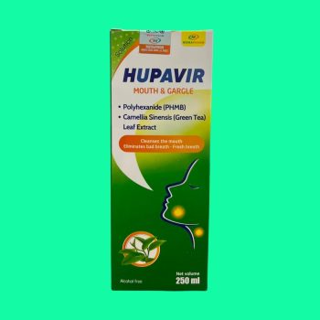 Dung dịch súc họng - súc miệng Hupavir 6 Dung dịch súc họng - súc miệng Hupavir