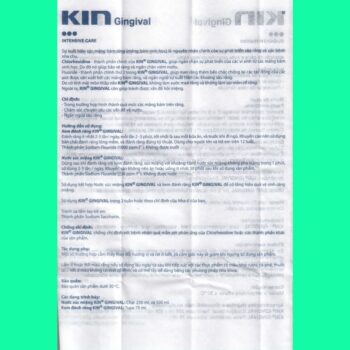 Nước súc miệng Kin Gingival