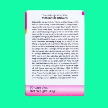 Thuốc Viên uống nữ sắc Onagre