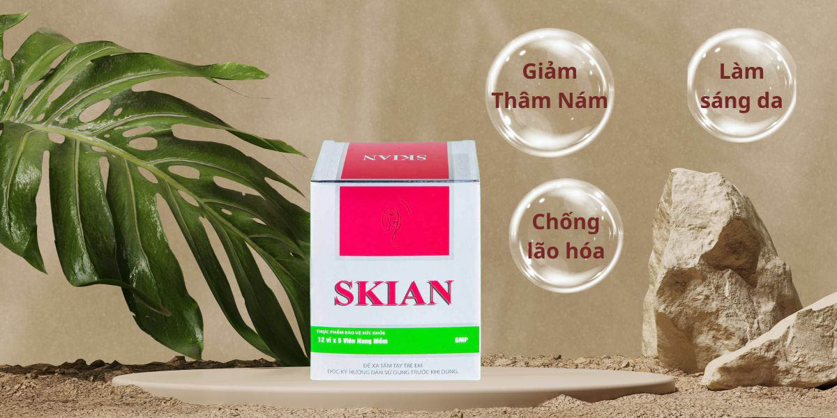 Skian 14 Skian giúp nuôi dưỡng da trắng sáng