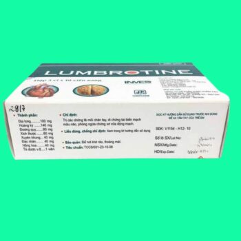 Lumbrotine TW3 vỉ 30 viên 6 Lumbrotine TW3 vỉ 30 viên