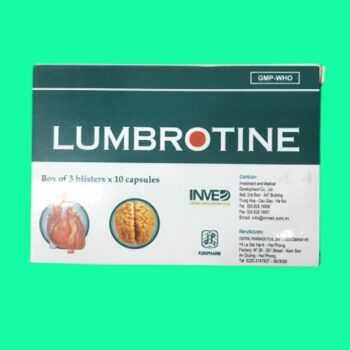 Lumbrotine TW3 vỉ 30 viên