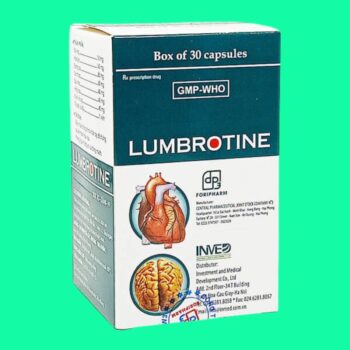 Lumbrotine TW3 lọ 30 viên