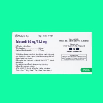 Tolucombi 80mg/12.5mg 10 Thuốc Tolucombi 80mg/12.5mg