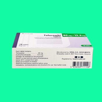 Tolucombi 80mg/12.5mg 8 Thuốc Tolucombi 80mg/12.5mg