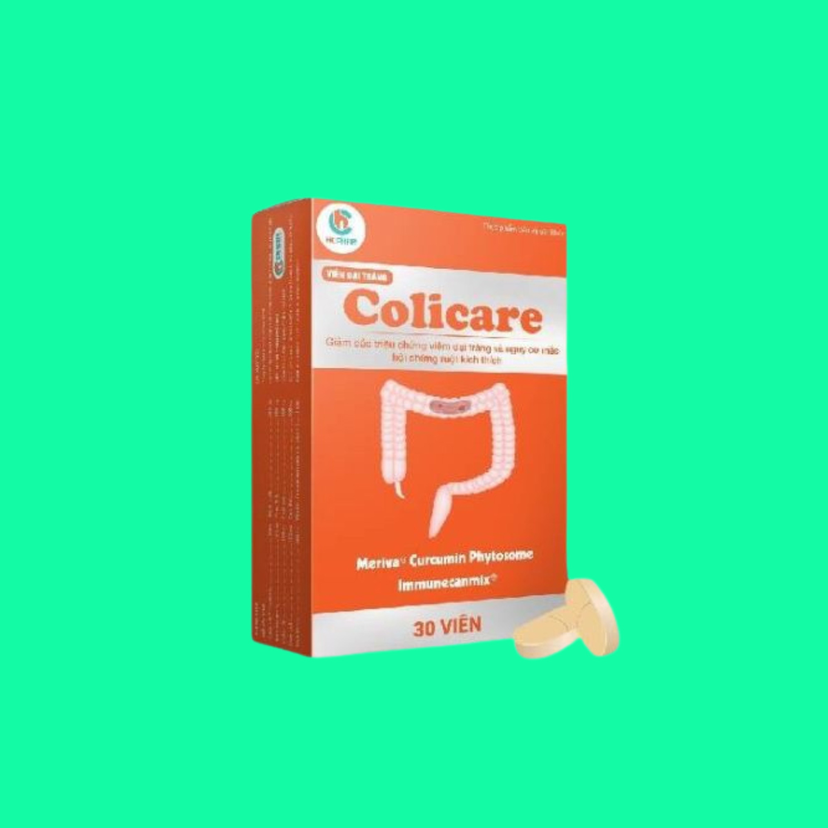 Viên đại tràng Colicare - 2 Viên đại tràng Colicare