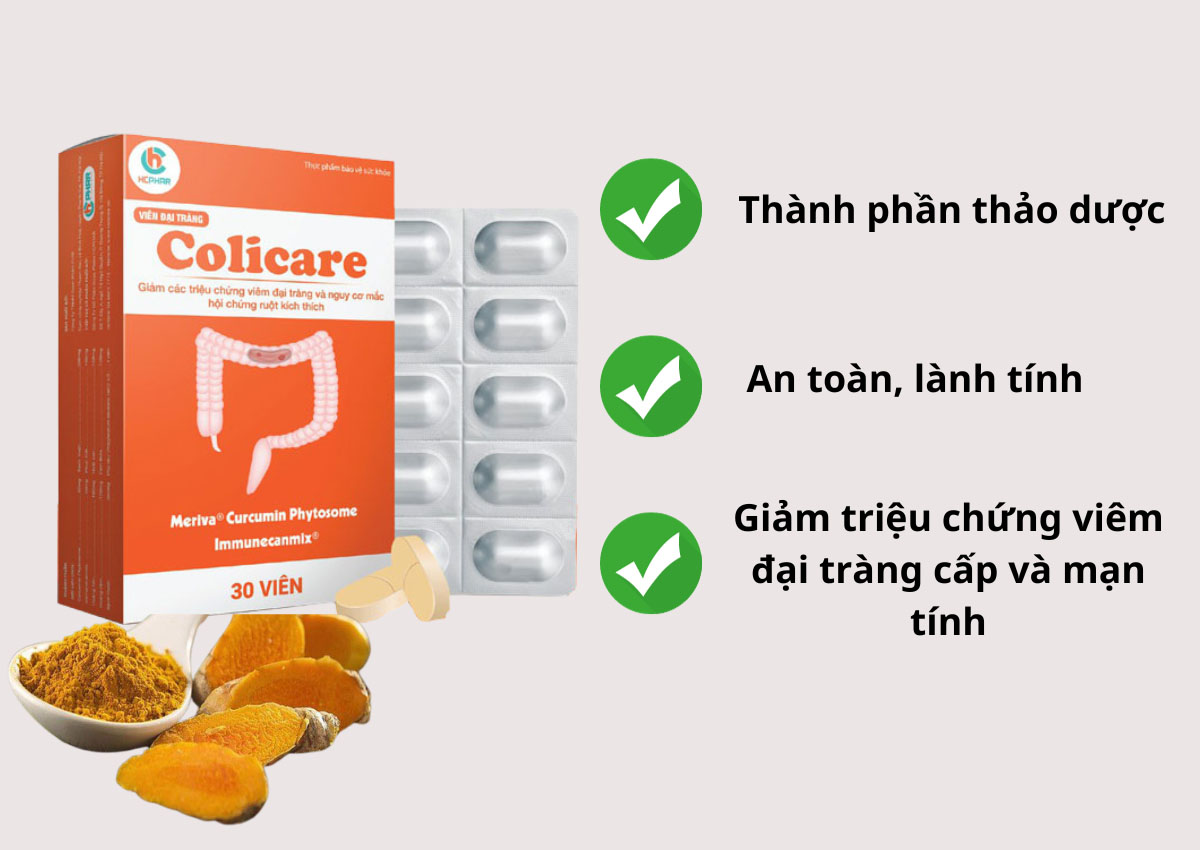 Viên đại tràng Colicare 11 Viên đại tràng Colicare