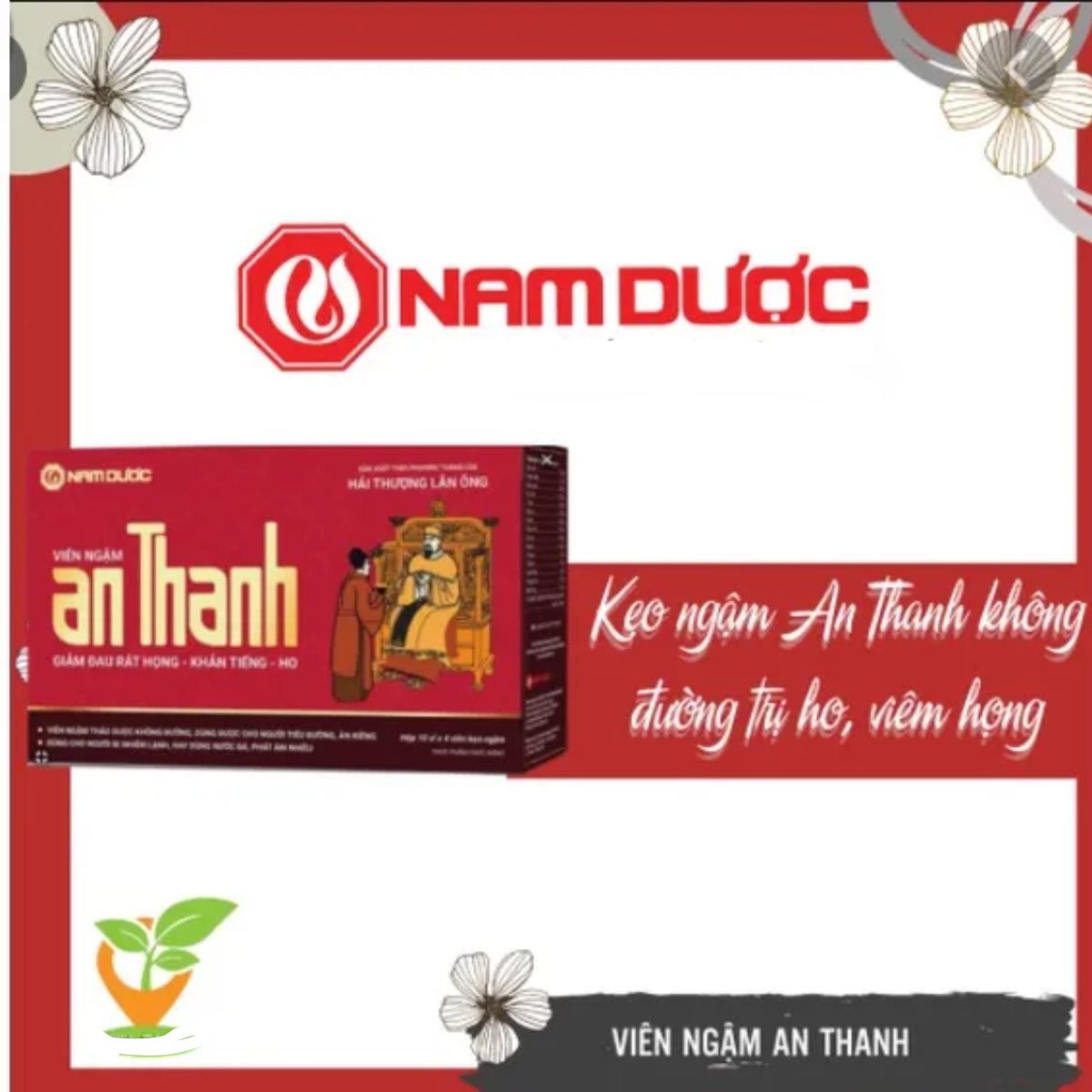 Viên Ngậm An Thanh Nam Dược 15 Viên ngậm An Thanh