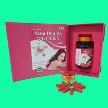 Viên uống sáng đẹp da Collagen 3in1 3 Viên uống sáng đẹp da Collagen 3in1
