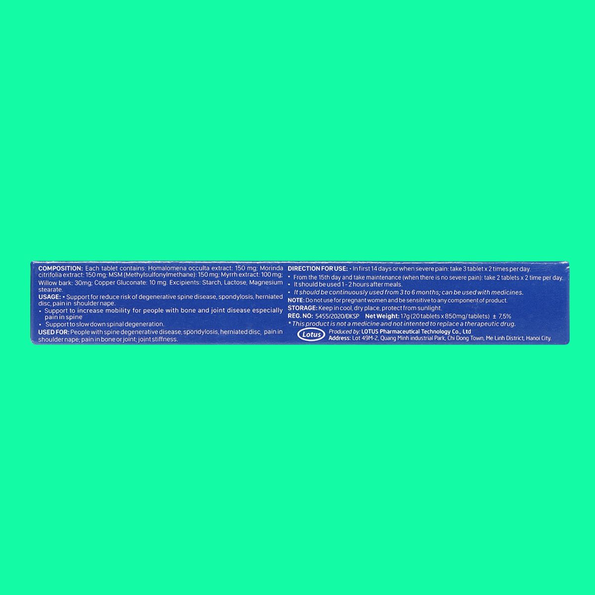 vuong-hoat-3 Viên xương khớp Vương Hoạt