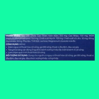 Vương Hoạt hộp 20 viên 7 Viên xương khớp Vương Hoạt