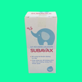 Thuốc Xịt mũi họng lợi khuẩn Subavax